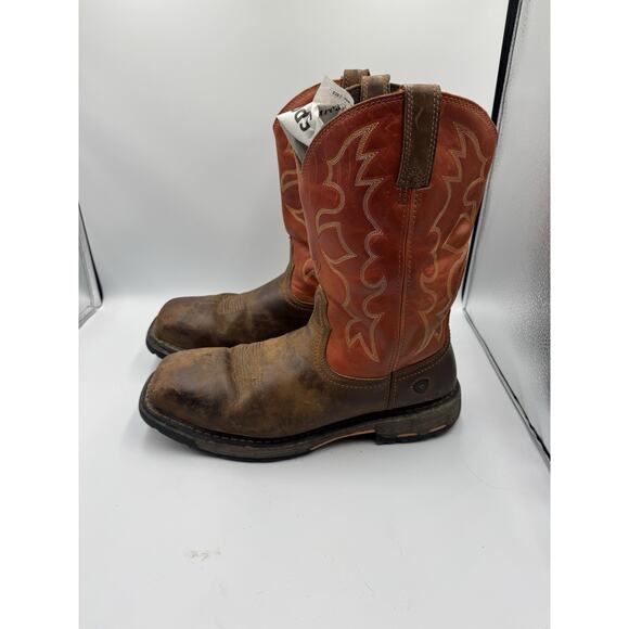 Ariat WorkHog Steel Toe Boot Dark Earth Mens Size 13D - Picture 1 of 8